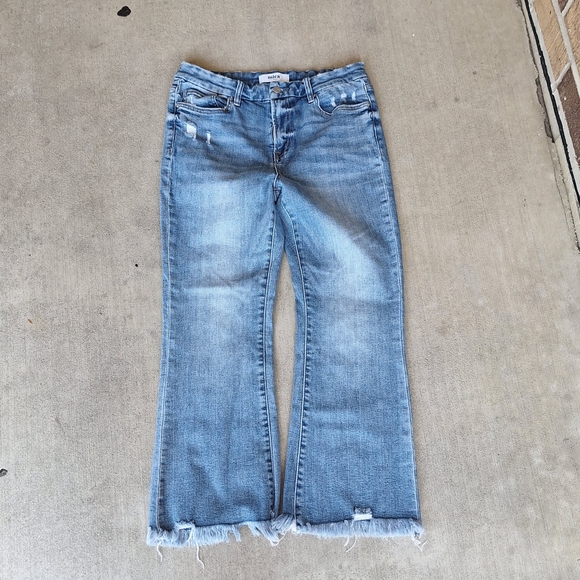 MICA Trendy Kick Flare Jeans - Picture 1 of 5